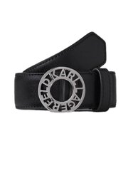 Diržas Karl Lagerfeld K/Disk LG Leather Black 231W3106 545010801 L kaina ir informacija | Moteriški diržai | pigu.lt