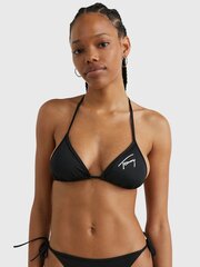 Tommy Hilfiger bikinio viršutinė dalis Triangle Rp 545664379, juoda kaina ir informacija | Maudymosi kostiumėliai | pigu.lt
