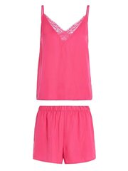 Пижама TOMMY HILFIGER Cami & Short Hot Magenta цена и информация | Женские пижамы, ночнушки | pigu.lt