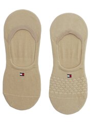 Tommy Hilfiger kojinės moterims 701227565-04, smėlio spalvos, 2 poros kaina ir informacija | Moteriškos kojinės | pigu.lt