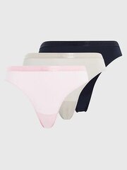 Трусы Tommy Hilfiger ER 3-Pack Logo Waistband Briefs Multi UW0UW043290VX 545665590 цена и информация | Трусики | pigu.lt