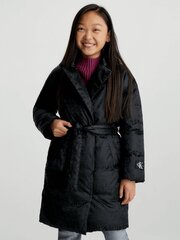 Calvin Klein куртка для девочек IG0IG02247BEH, черная цена и информация | Куртки, пальто для девочек | pigu.lt