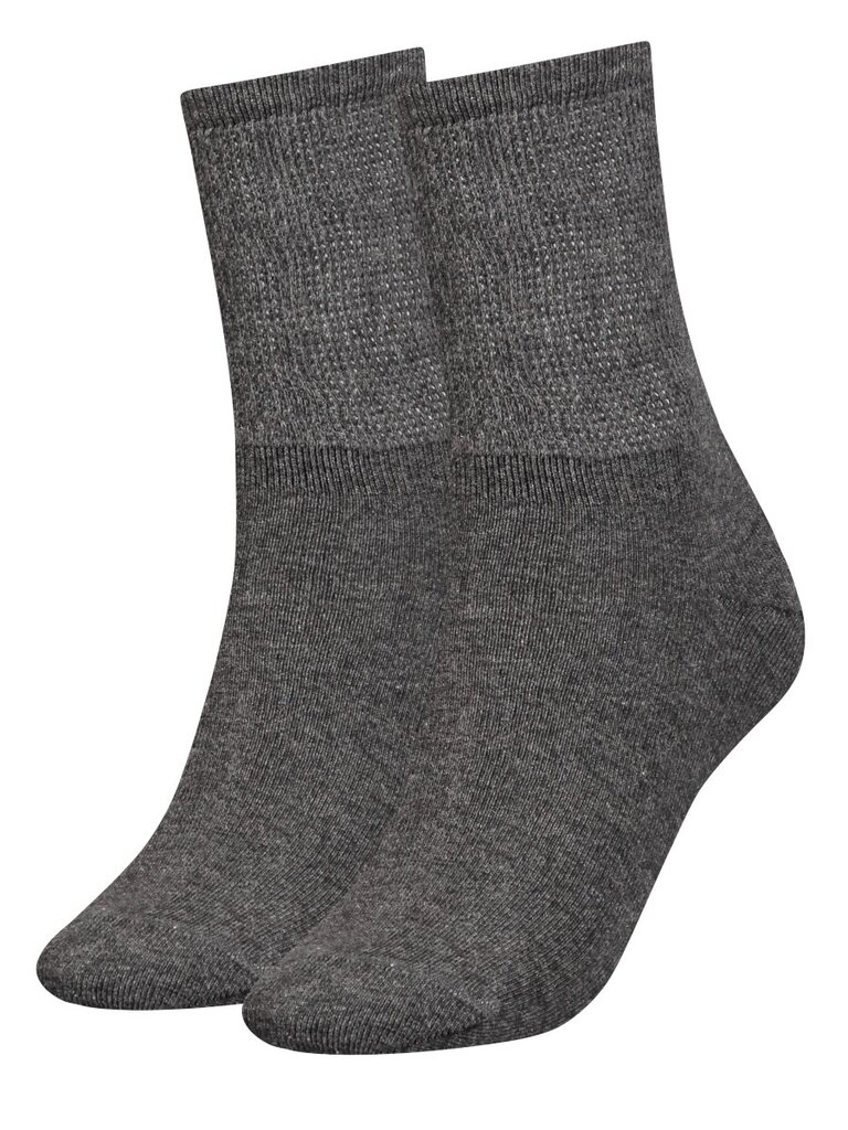 Kojinės moterims Calvin Clein, pilkos, 2 poros цена и информация | Moteriškos kojinės | pigu.lt