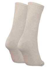 Kojinės moterims Calvin Clein, smėlio spalvos, 2 poros kaina ir informacija | Moteriškos kojinės | pigu.lt