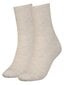 Kojinės moterims Calvin Clein, smėlio spalvos, 2 poros kaina ir informacija | Moteriškos kojinės | pigu.lt