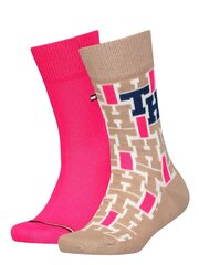 Носки женские Tommy Hilfiger, разноцветные, 2 шт. цена и информация | Носки, колготки для девочек | pigu.lt