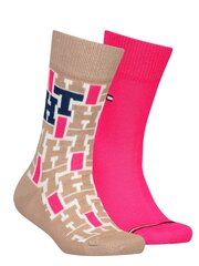 Носки женские Tommy Hilfiger, разноцветные, 2 шт. цена и информация | Носки, колготки для девочек | pigu.lt