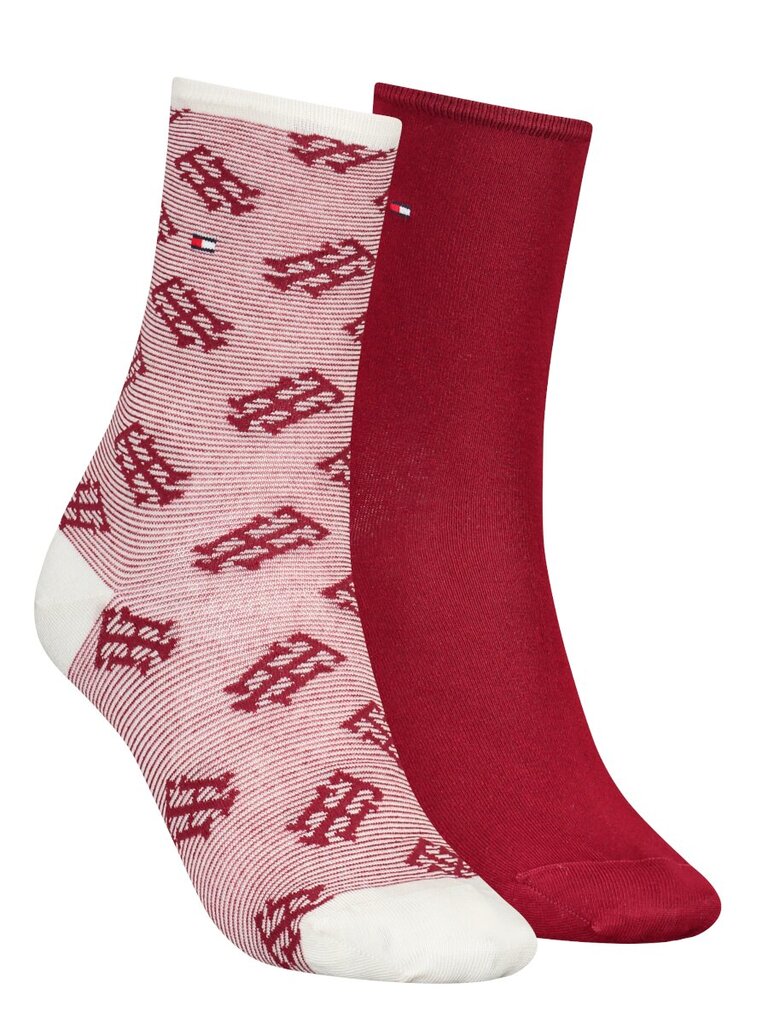 Kojinės moterims Tommy Hilfiger, įairių spalvų, 2 poros цена и информация | Moteriškos kojinės | pigu.lt