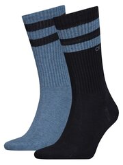 Calvin Klein kojinės vyrams 701218711-005, mėlynos, 2 poros kaina ir informacija | Vyriškos kojinės | pigu.lt