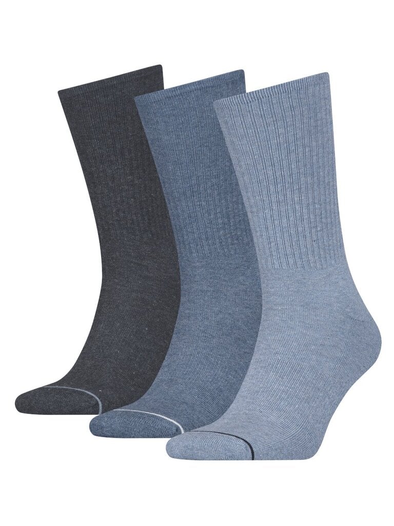 Calvin Klein kojinės vyrams 701218725-004, mėlynos, 3 poros цена и информация | Vyriškos kojinės | pigu.lt