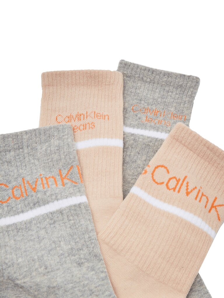 Calvin Klein kojinės vyrams 701224132 002, įvairių spalvų, 4 poros kaina ir informacija | Vyriškos kojinės | pigu.lt
