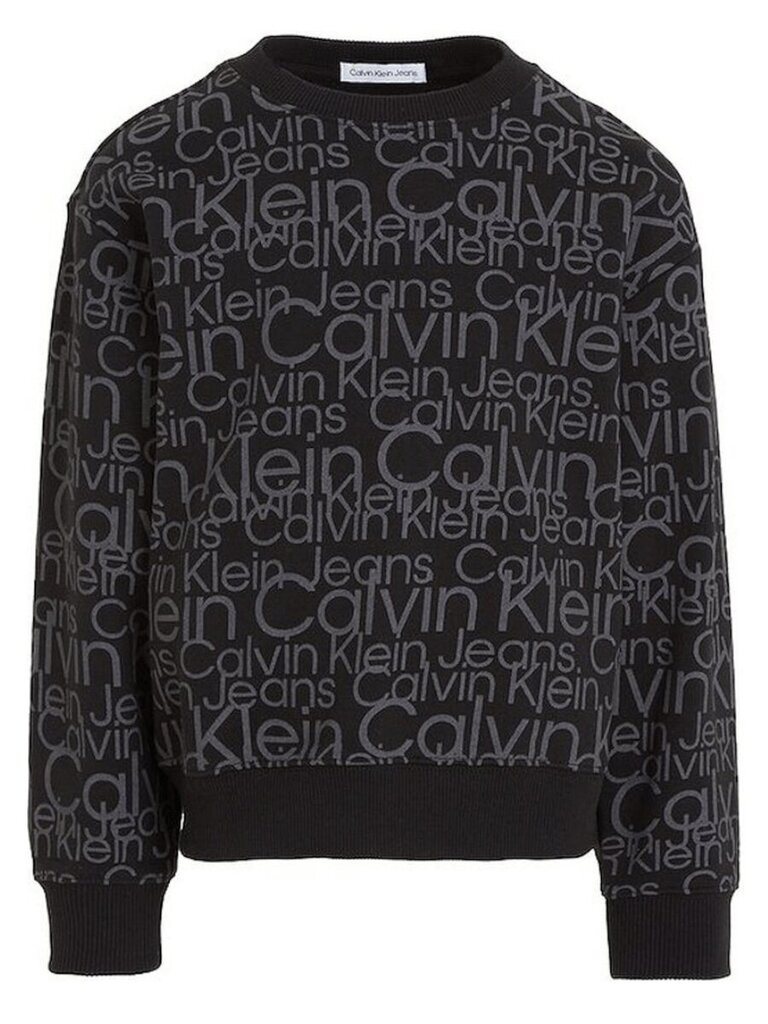 Calvin Klein bliuzonas berniukams IB0IB018550GJ, juodas kaina ir informacija | Megztiniai, bluzonai, švarkai berniukams | pigu.lt