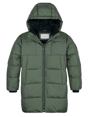 Calvin Klein куртка для мальчиков IB0IB01277LLP, зеленая цена и информация | Куртки для мальчиков | pigu.lt