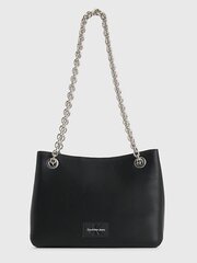 Rankinukas Calvin Klein Sculpted Shoulder Bag24 Chain Black K60K611185BDS 545010461 kaina ir informacija | Moteriškos rankinės | pigu.lt