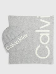 Komplektas Calvin Klein Reverso Tonal Mid Grey Heather K60K611332P4A 545010456 kaina ir informacija | Skarelės, šalikai moterims | pigu.lt