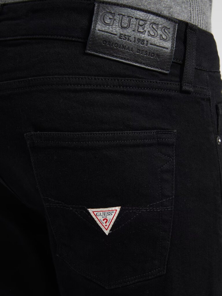 Guess Jeans džinsai vyrams Chris Carry Black. M2YA27 D4Q51 2CRB 32', juodi kaina ir informacija | Džinsai vyrams | pigu.lt
