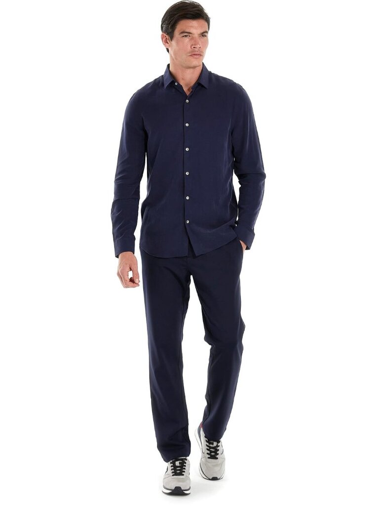 Guess Jeans kelnės vyrams Dressy Myron Pants M3BB01 WFOT2 G7V2, mėlynos kaina ir informacija | Vyriškos kelnės | pigu.lt
