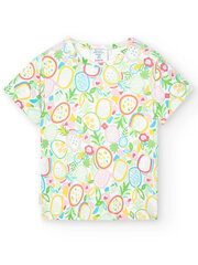 Marškinėliai mergaitėms Boboli 208000, įvairių spalvų kaina ir informacija | Marškinėliai mergaitėms | pigu.lt