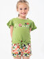 Marškinėliai mergaitėms Boboli 228079, žali kaina ir informacija | Marškinėliai mergaitėms | pigu.lt