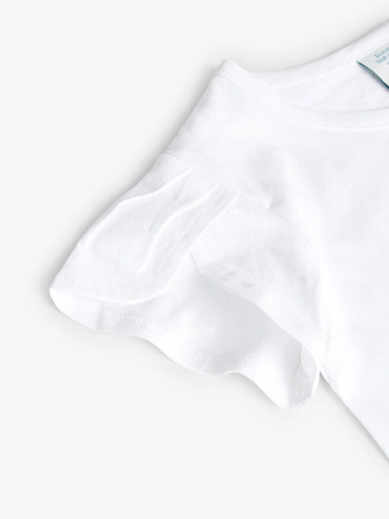 Marškinėliai mergaitėms Boboli 458074, balti цена и информация | Marškinėliai mergaitėms | pigu.lt
