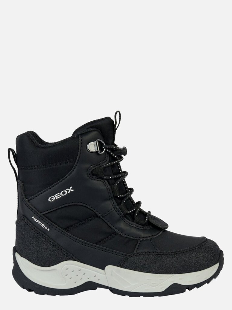 Geox auliniai batai mergaitėms Sentiero J36FVB054FUC9999 520673179, juodi цена и информация | Aulinukai vaikams | pigu.lt