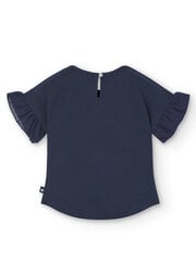 Marškinėliai mergaitėms Boboli 728276, mėlyni kaina ir informacija | Marškinėliai mergaitėms | pigu.lt