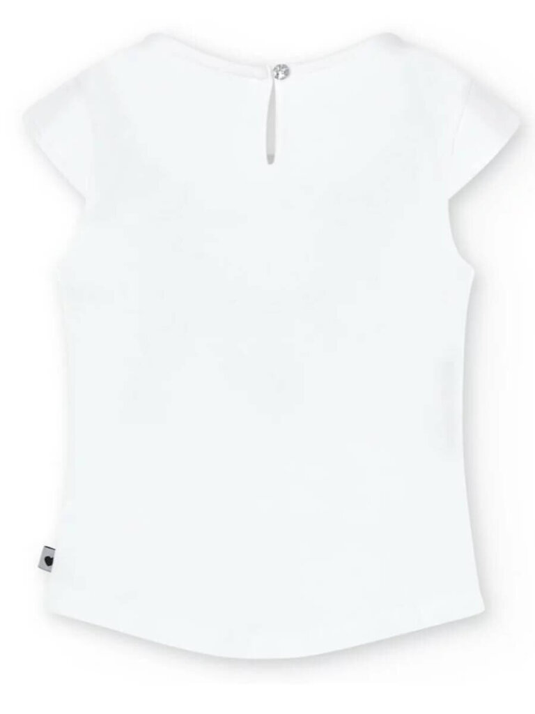 Marškinėliai mergaitėms Boboli 728445 520239703, balti цена и информация | Marškinėliai mergaitėms | pigu.lt