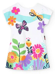 Платье BOBOLI Flower White 408136 520239204 цена и информация | Платья для девочек | pigu.lt