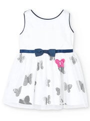 Платье BOBOLI Butterfly White 708128 520239570 цена и информация | Платья для девочек | pigu.lt