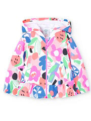 Кофта BOBOLI Pink Flower Print 218157 520238851 цена и информация | Свитеры, жилетки, пиджаки для девочек | pigu.lt