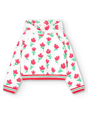 Bliuzonas mergaitėms Boboli 418160, baltas kaina ir informacija | Megztiniai, bluzonai, švarkai mergaitėms | pigu.lt