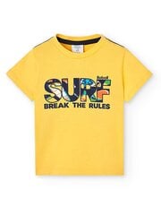 Marškinėliai berniukams Boboli 308089 520239007, geltoni kaina ir informacija | Marškinėliai berniukams | pigu.lt