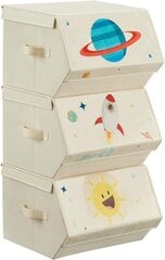 Songmics RLB700M01 детский ящик для хранения 38 x 35 x 25 см цена и информация | Тумба с ящиками Versa | pigu.lt