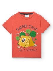 Футболка для мальчика Boboli, оранжевая цена и информация | Рубашка для мальчиков | pigu.lt