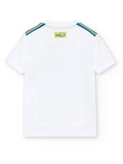 Футболка BOBOLI White 528038 520239506 цена и информация | Рубашка для мальчиков | pigu.lt