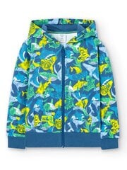Блюзон для мальчика Boboli Print 528274 520239553, синий цена и информация | Свитеры, жилетки, пиджаки для мальчиков | pigu.lt
