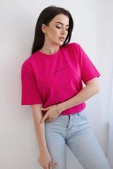 Moteriški rožiniai marškinėliai Minimal kaina ir informacija | Marškinėliai moterims | pigu.lt