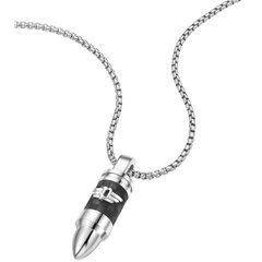 Vėrinys + pakabukas Police Bullet Necklace For Men PEAGN0034102 PEAGN0034102 kaina ir informacija | Kaklo papuošalai | pigu.lt