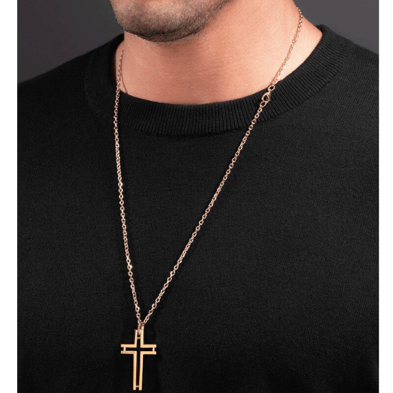 Vėrinys + pakabukas Police Framed Necklace For Men PEAGN0005306 PEAGN0005306 цена и информация | Kaklo papuošalai | pigu.lt