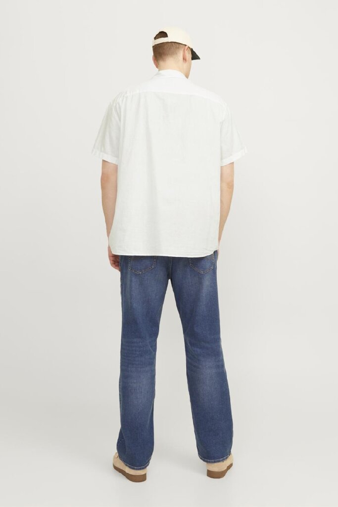 Marškiniai vyrams Jack & Jones 12253721, balti kaina ir informacija | Vyriški marškiniai | pigu.lt
