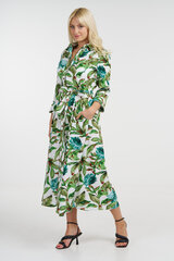Женское платье Loriata 2592 Print 2592 563952091, зеленый цена и информация | Платья | pigu.lt