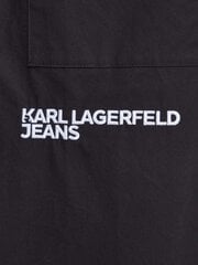 Майка с длинными рукавами KARL LAGERFELD JEANS Regular Monogram Black 236D1705 563760165 цена и информация | Рубашка мужская | pigu.lt