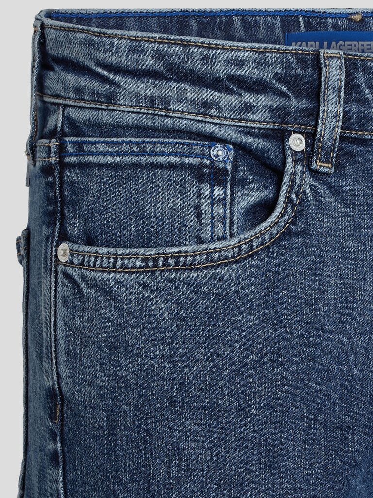 Karl Lagerfeld Jeans džinsai vyrams Slim 240D1103 563760134, mėlyni цена и информация | Džinsai vyrams | pigu.lt