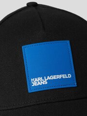 Бейсболка KARL LAGERFELD JEANS Bold Logo Black 231D3401 545011369 цена и информация | Мужские шарфы, шапки, перчатки | pigu.lt