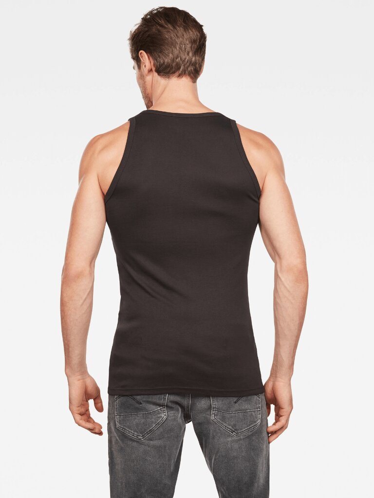 Apatiniai marškinėliai vyrams G-Star Basic Tanktop D07206 124 990 560023376, juodi, 2vnt. цена и информация | Vyriški apatiniai marškinėliai | pigu.lt