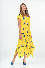 Платье Loriata 2538 Yellow Print 2538 563952432, желтый цена и информация | Платья | pigu.lt