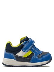 Geox детская повседневная обувь Rishon Navy Fluo Yellow B250RA 0BC14 C4502 573232593, синий цена и информация | Детская спортивная обувь | pigu.lt