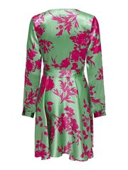 ONLY женское платье 15319675*02, зелёный/фуксия 5715517499524 цена и информация | Платья | pigu.lt