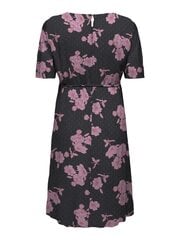Оnly Carmakoma женское платье 15319755*01, черный/розовый 5715520222881 цена и информация | Платья | pigu.lt