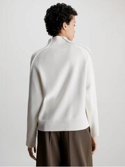 Женский свитер Calvin Klein Recycled Wool Mock Neck Vanilla Ice K20K205985YAT 560077437, белый цена и информация | Женские кофты | pigu.lt
